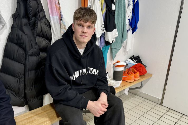 Orri verður á hliðarlínunni næstu mánuði en stefnir samt á að verða Íslandsmeistari. 