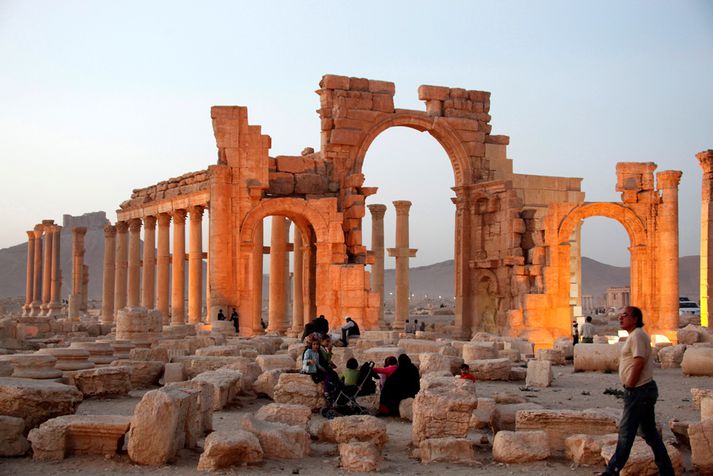 Rústirnar í Palmyra.
