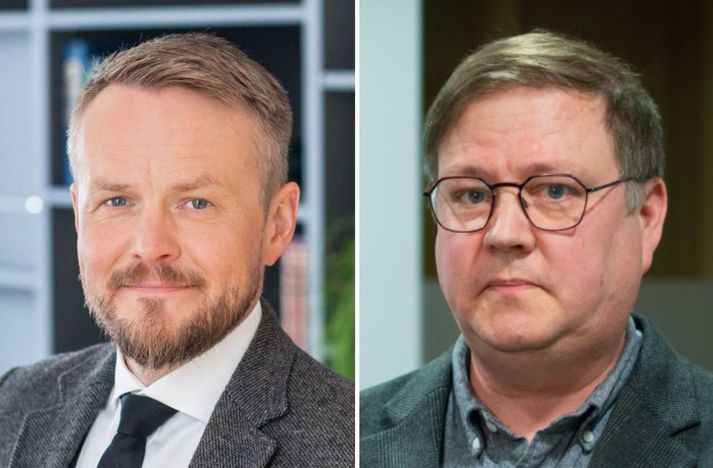 Benedikt S. Benediktsson er lögfræðingur Samtaka verslunar og þjónustu. Hann tekur við stöðu framkvæmdastjóra um næstu mánaðamót. Breki Karlsson er formaður Neytendasamtakanna.