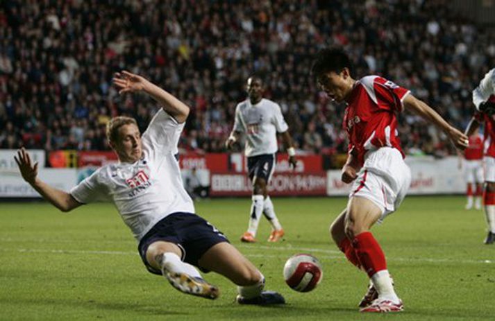Michael Dawson í leik gegn Charlton á mánudag.