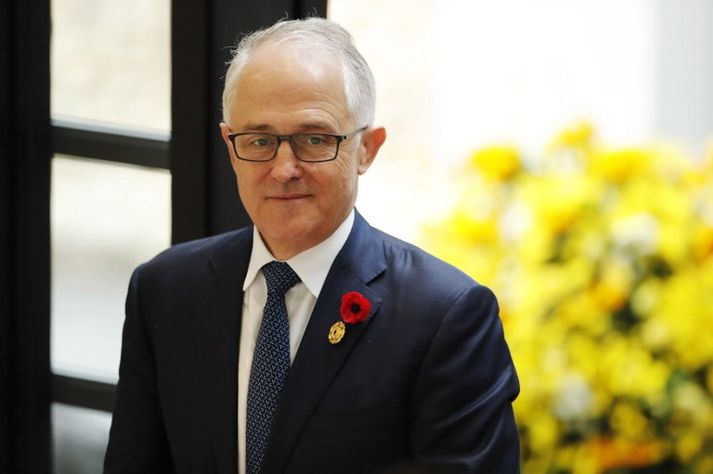 Malcolm Turnbull tók við embætti forsætisráðherra Ástralíu árið 2015.