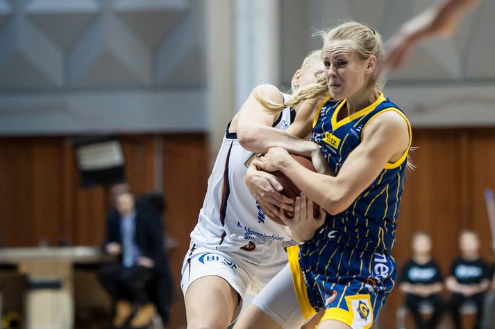 Petrúnella Skúladóttir var eini leikmaður landsliðshópsins sem var yfir þrítugu.