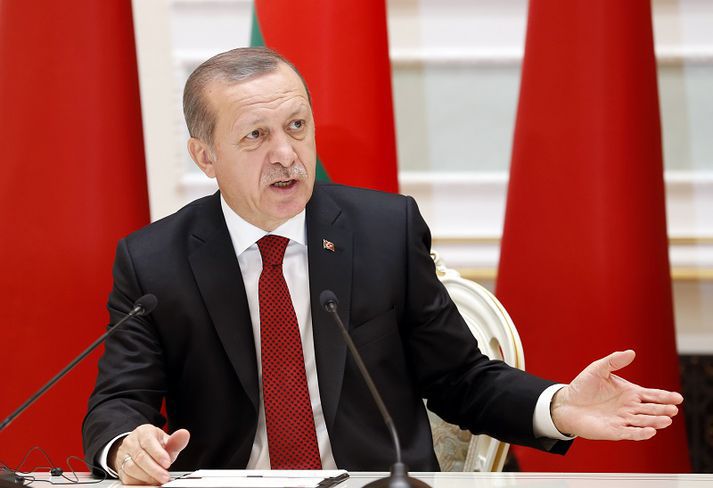 Erdogan Tyrklandsforseti boðaði til kosninga í gær.