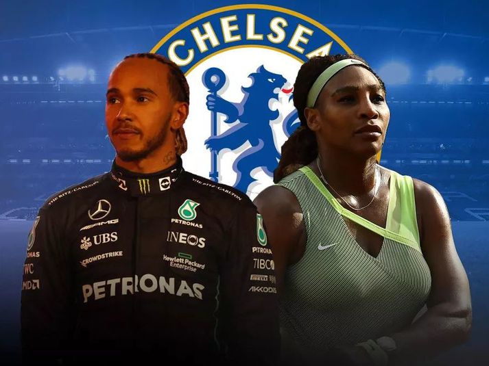 Lewis Hamilton og Serena Williams gætu átt lítinn hlut í Chelsea þegar félagið verður loksins selt.