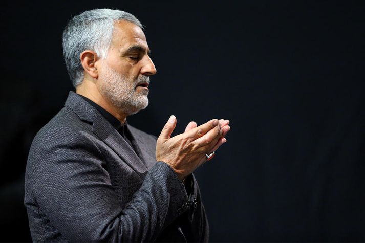 Qasem Soleimani fór fyrir Quds-sérsveitum byltingarvarðarins sem standa fyrir öllum hernaðaraðgerðum Írana utan heimalandsins.