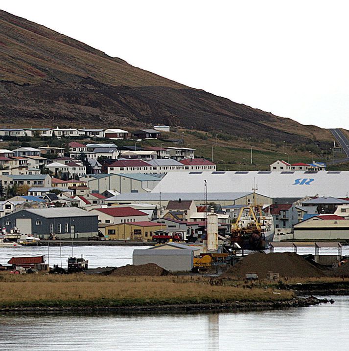 Steypustöðin Bás er á Tanganum á Siglufirði.