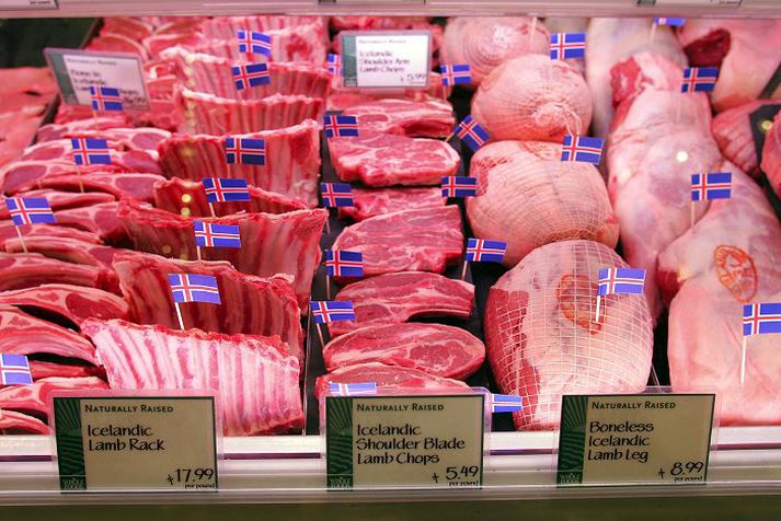 Bandaríkjamenn hafa flutt inn íslenskt lambakjöt undanfarin ár og er það selt þar sem íslensk vara í mörkuðum Whole Foods.
