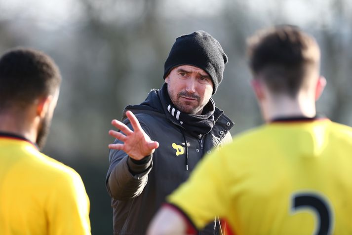 Kewell á æfingu hjá Watford.