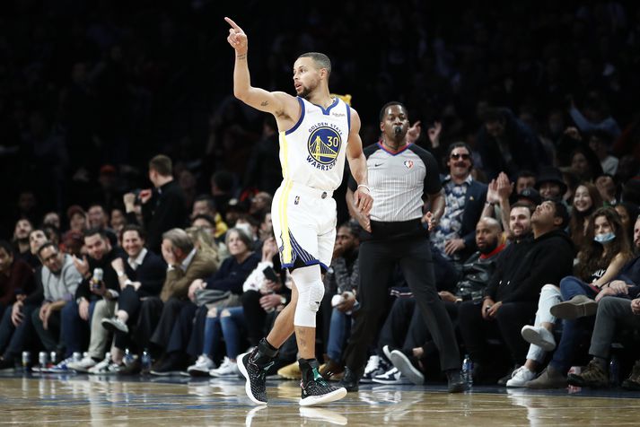Stephen Curry og félagar í Golden State Warriors eru með besta árangur allra liða í NBA-deildinni.
