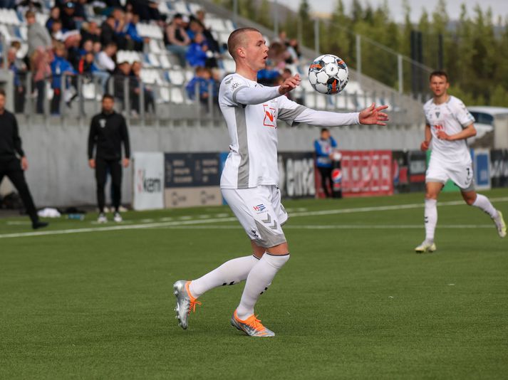 Halldór Jón, leikmaður ÍBV, sem skoraði þrennu í dag