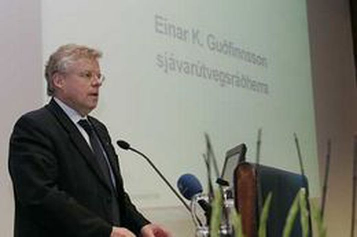Einar K. Guðfinnsson sjávarútvegsráðherra. Segir ásakanir tilhæfulausar.