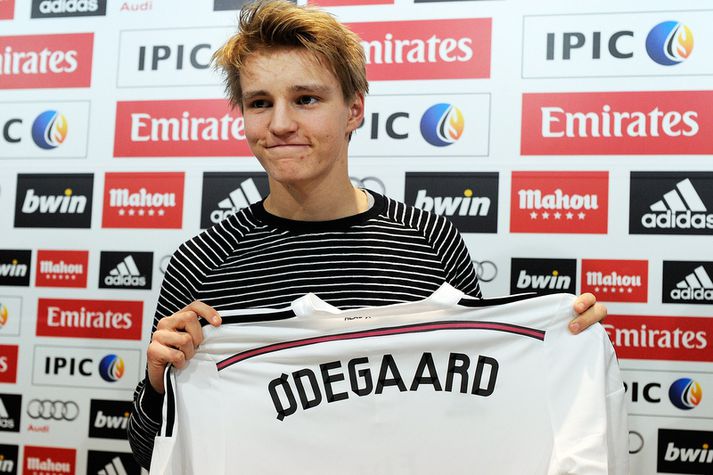 Martin Ödegaard byrjar að spila með B-liði Real Madrid.