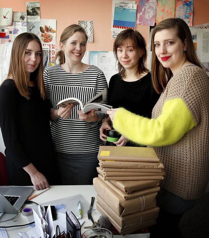 Helga Kjerúlf, Ágústa Arnardóttir, Elsa Ýr Bernhardsdóttir og Kolbrún Þóra Löve vilja meiri umræðu um gróskuna í íslensrki hönnun, arkitektúr og myndlist. Þær gefa út tímaritið Neptún Magazine.