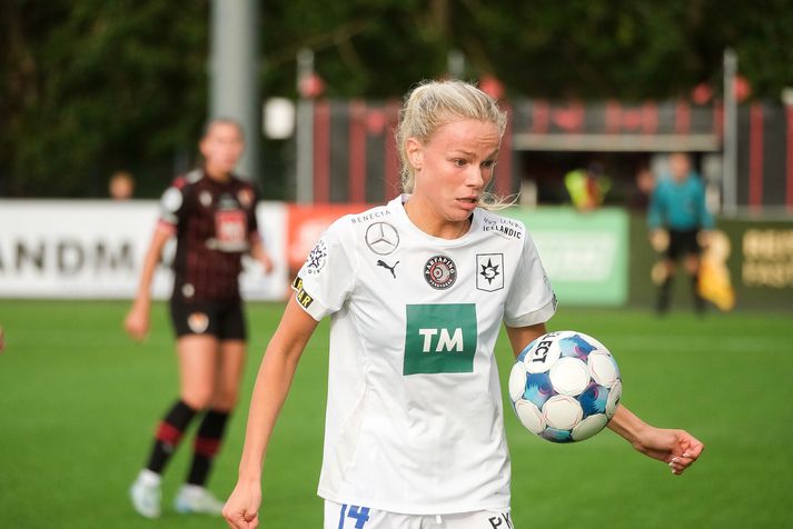Snædís María Jörundsdóttir skoraði fyrir Stjörnuna í dag.