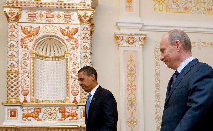 Barack Obama og Vladímír Pútín