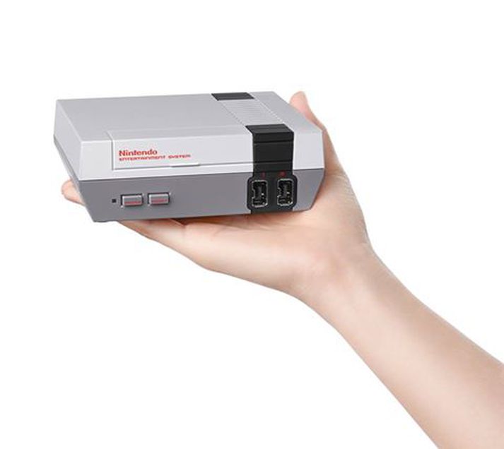 Nýja Nintendo-tölvan sem kemur á markað í nóvember.