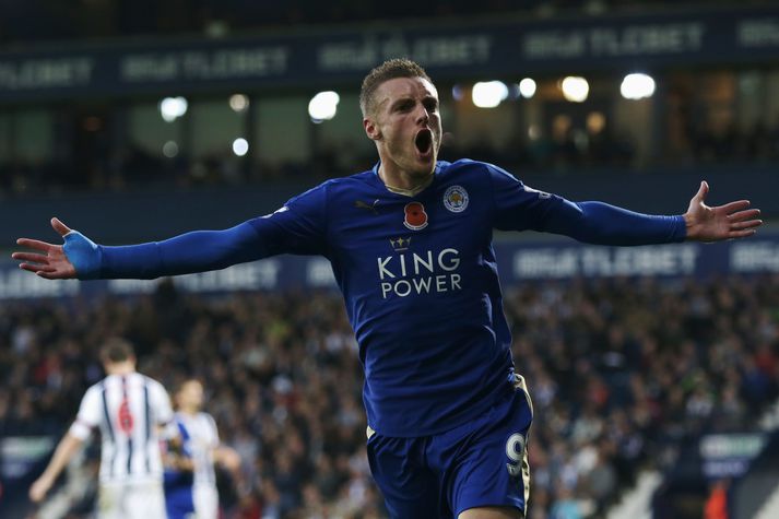 Vardy er markahæstur í ensku úrvalsdeildinni með 11 mörk.