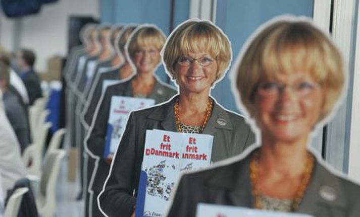 Pia Kjærsgaard er þekkt fyrir harða afstöðu gegn innflytjendum.