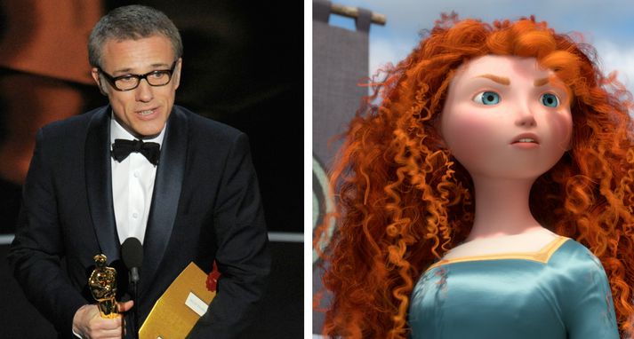 Christoph Waltz er vinstra megin.