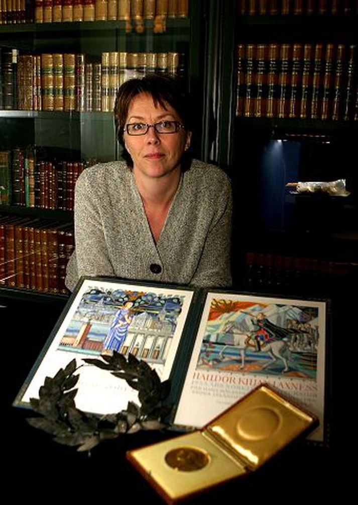 Guðný dóra gestsdóttir Framkvæmdastjóri safnsins á Gljúfrasteini segir að oft hafi verið setið víða um húsið á stofutónleikum en enginn hafi kvartað enda sé hljómburðurinn einstaklega góður.