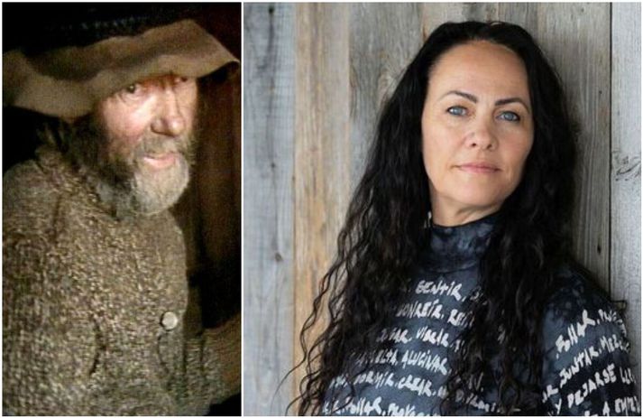 Ingibjörg Reynisdóttir hitti Gísla á Uppsölum óvænt á skyggnilýsingarfundi í gær.