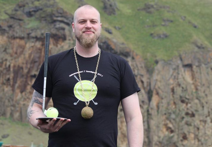 Þórir Rúnar Geirsson er heimsmeistarinn í tennisgolfi 2011 eftir æsispennandi keppni.