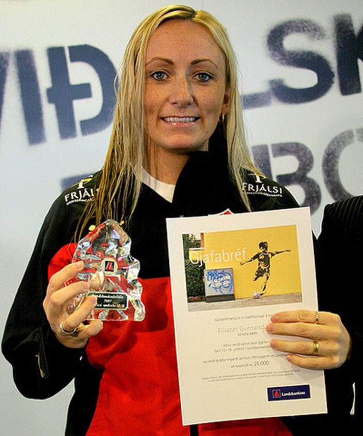 Elísabet Gunnarsdóttir, fyrrum þjálfari Vals.