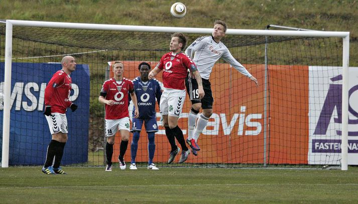 Frá leik FH og ÍBV í fyrra.