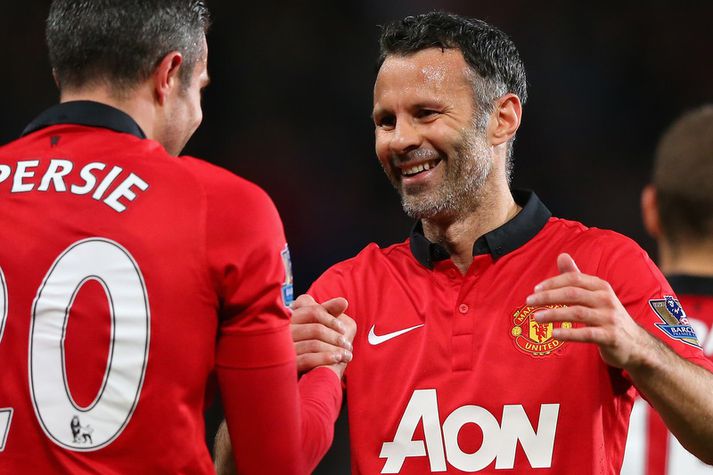 Ryan Giggs átti stóran þátt í síðasta markinu sem Robin Van Persie skoraði.