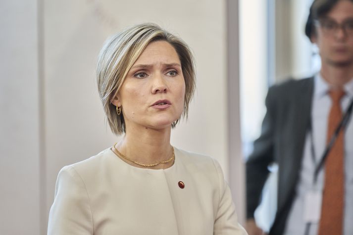 Kristrún Frostadóttir forsætisráðherra var meðal leiðtoga sem sóttu fund European Political Community í Danmörku í dag.
