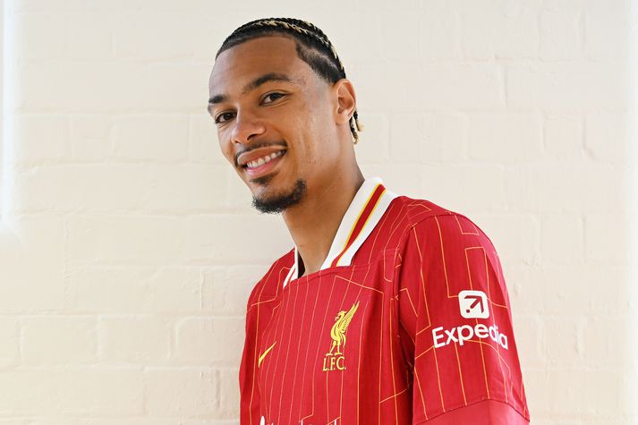 Hugo Ekitike spilar væntanlega sinn fyrsta leik fyrir Liverpool í dag.