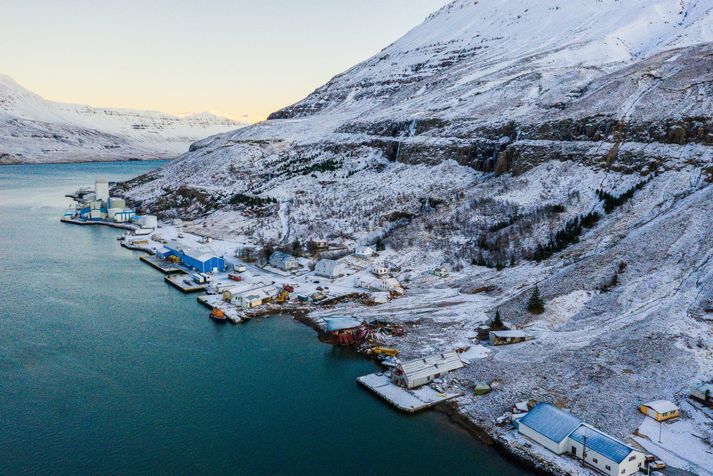 Aurskriður féllu á Seyðisfirði fyrr í vetur. Nú er yfirvofandi snjóflóðahætta.