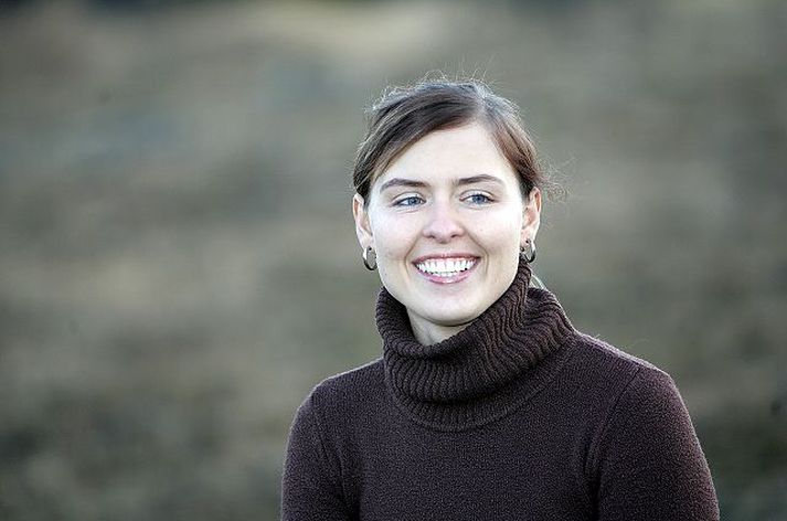 Soffía Sveinsdóttir Starfar sem kennari í MH en er nýbyrjuð í veðurfréttunum. Hún segir að áhuginn á veðurfræði sé þegar farinn að aukast.Fréttablaðið/Vilhelm