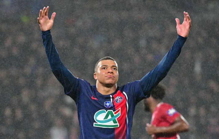 Kylian Mbappé skoraði opnunarmark leiksins 