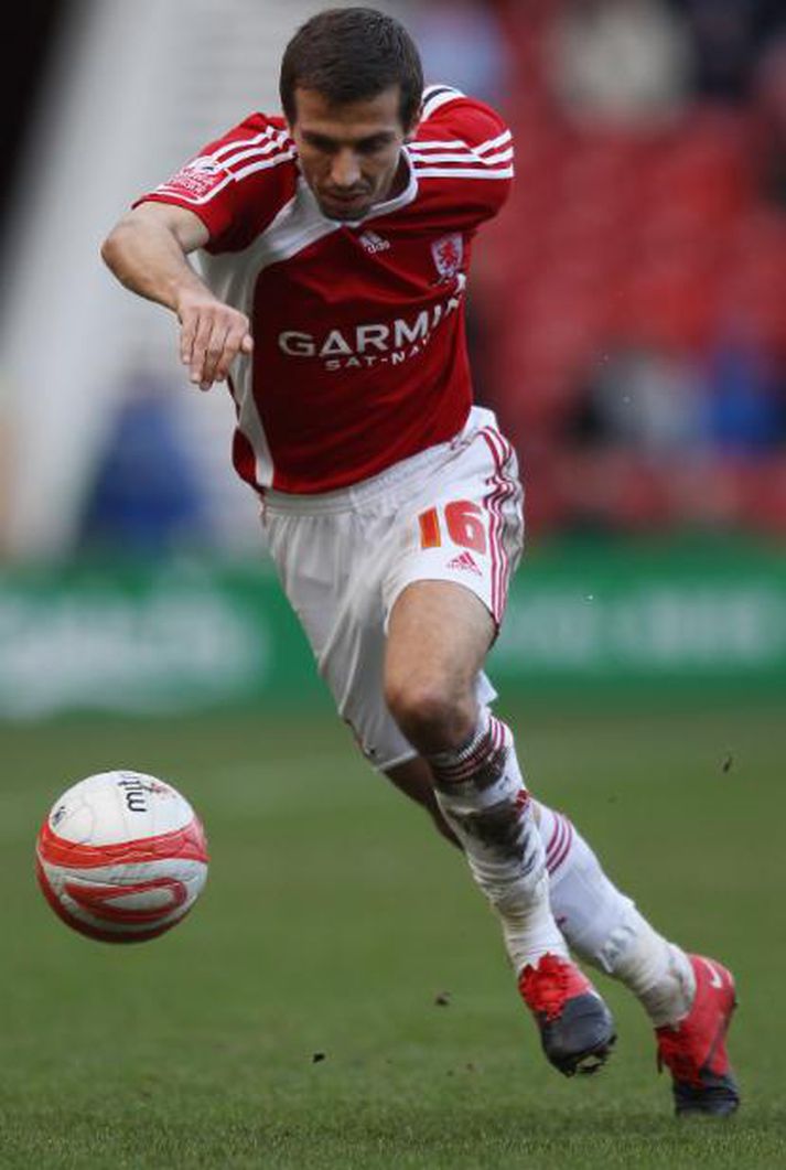 Gary O'Neil í leik með Boro.