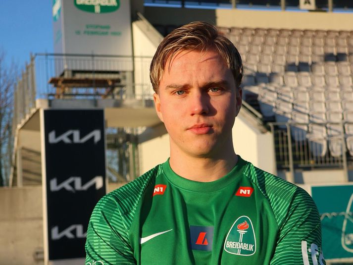 Óli Valur Ómarsson átti góðan leik í kvöld.