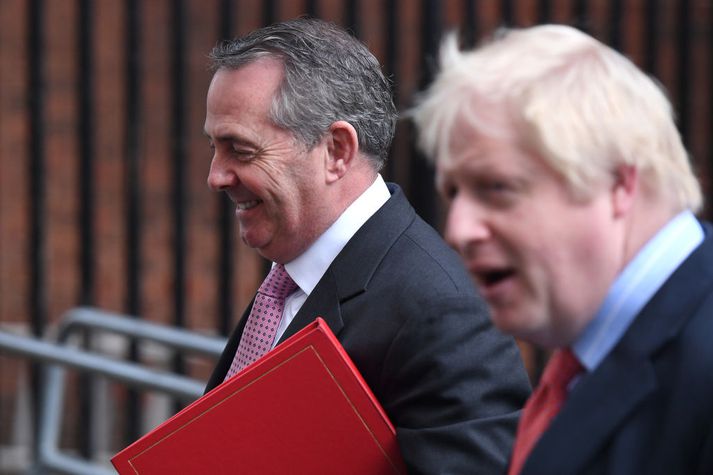 Liam Fox, alþjóðaviðskiptaráðherra Bretlands og Boris Johnson, utanríkisráðherra.