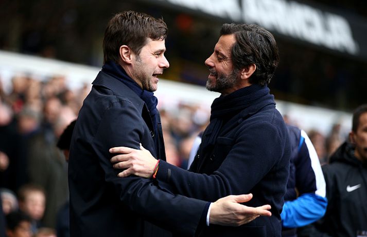 Það fer vel á með Pochettino og Flores.