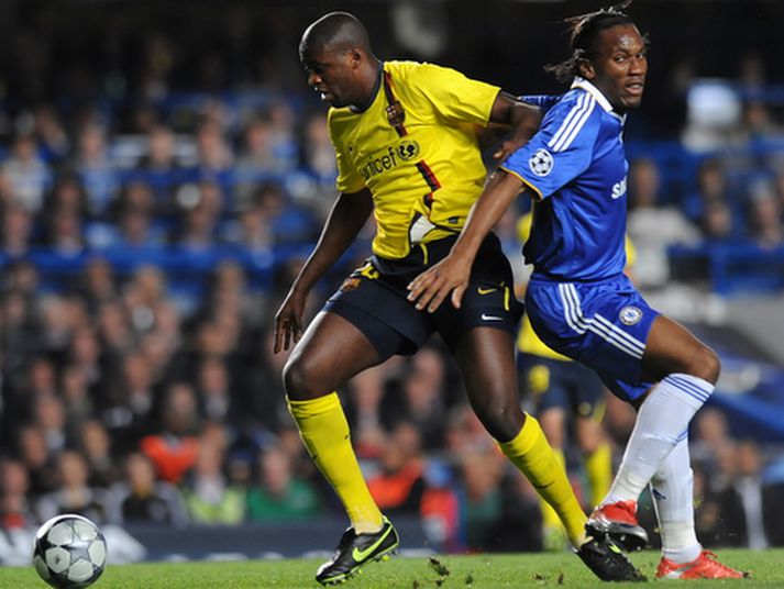 Didier Drogba og Yaya Toure spila saman í landsliði Fílabeinsstrandarinnar.