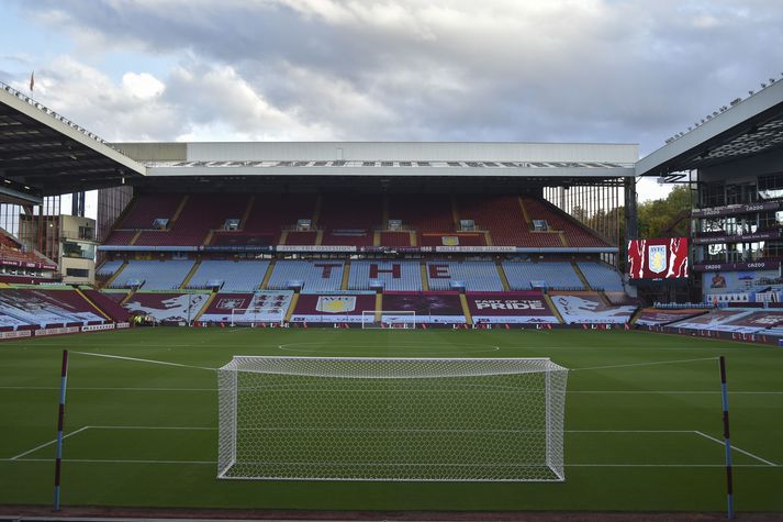 Aston Villa vs Stoke City epa08713192 General view of the Villa Park ahead of the English Carabao Cup 4th round soccer match between Aston Villa and Stoke City in Birmingham, Britain, 01 October 2020. EPA-EFE/Rui Vieira / POOL EDITORIAL USE ONLY. No use with unauthorized audio, video, data, fixture lists, club/league logos or 'live' services. Online in-match use limited to 120 images, no video emulation. No use in betting, games or single club/league/player publications.