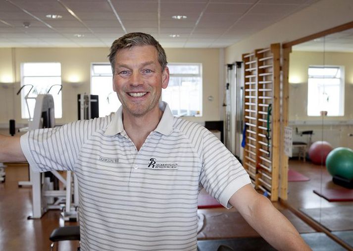 sjúkraþjálfarinn "Foreldrar átta sig kannski ekki á því hvers vegna krakkarnir eru með höfuðverk og hvernig eigi að leysa vandann,“ segir Gauti Grétarsson.
fréttablaðið/anton