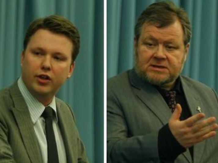 Birkir Jón Jónsson og Össur Skarphéðinsson.