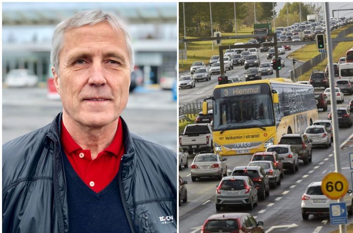 Runólfur segir búið að kryfja það innanhúss hvernig misvísandi færsla um afkastagetu bíla og strætó birtist á vefsíðu FÍB í gær. Myndin hægra megin fylgdi færslu FÍB í gær.