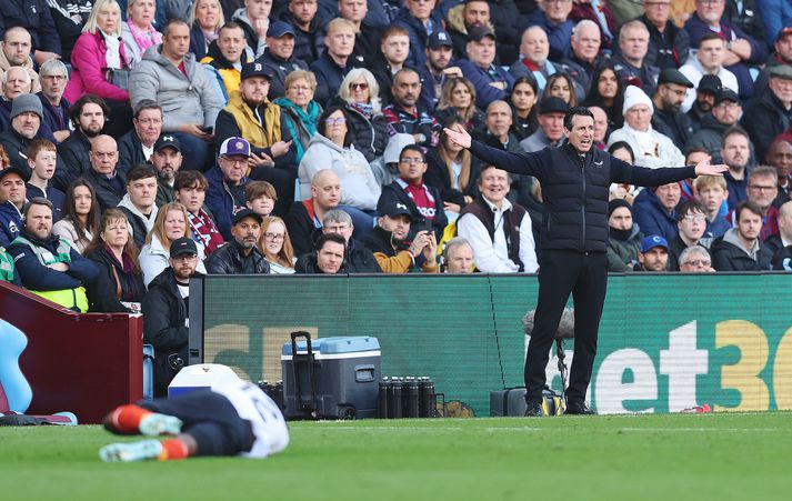 Unai Emery, þjáfari Aston Villa.