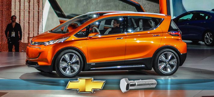 Chevrolet Bolt rafmagnsbíllinn.