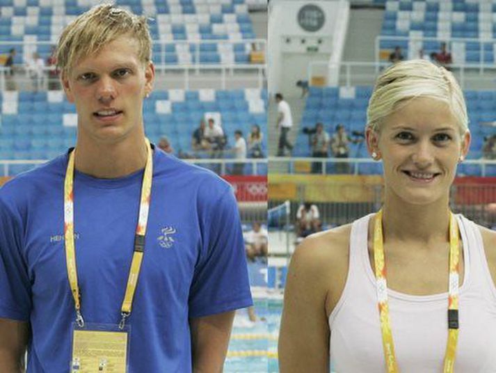 Árni Már Árnason og Erla Dögg Haraldsdóttir settu Íslandsmet.