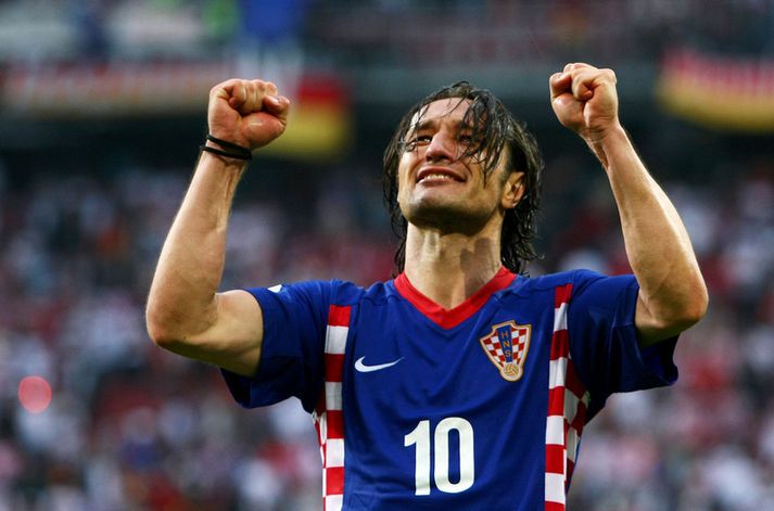 Kovac fagnar sigri á Þýskalandi á EM 2008.
