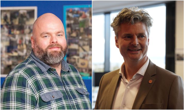 Kári Sigurðsson, formaður Sameykis, og Róbert Ragnarsson, borgarfulltrúi Viðreisnar, eru bræður og koma báðir við sögu í hagræðingaraðgerðum Reykjavíkurborgar í ólíkum hlutverkum.
