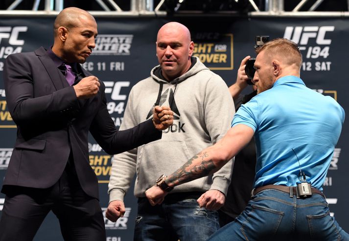 Dana White stígur loksins frá í nótt og leyfir þessum mönnum að takast á.