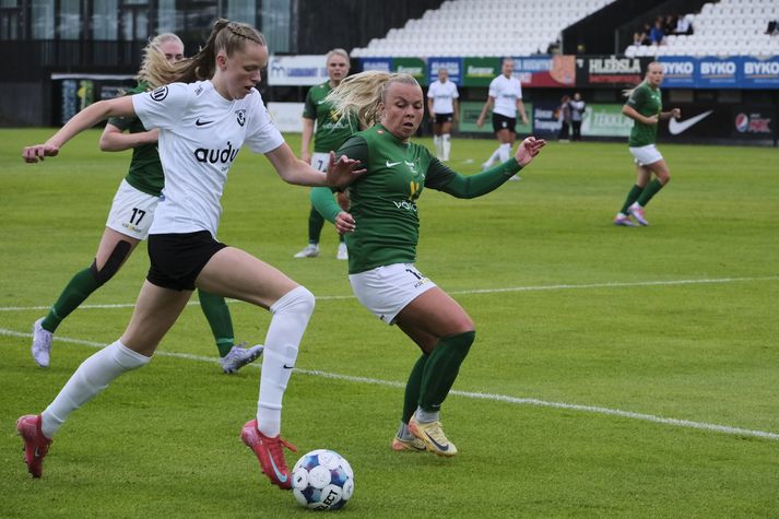 Kristín Dís í leik gegn FH.